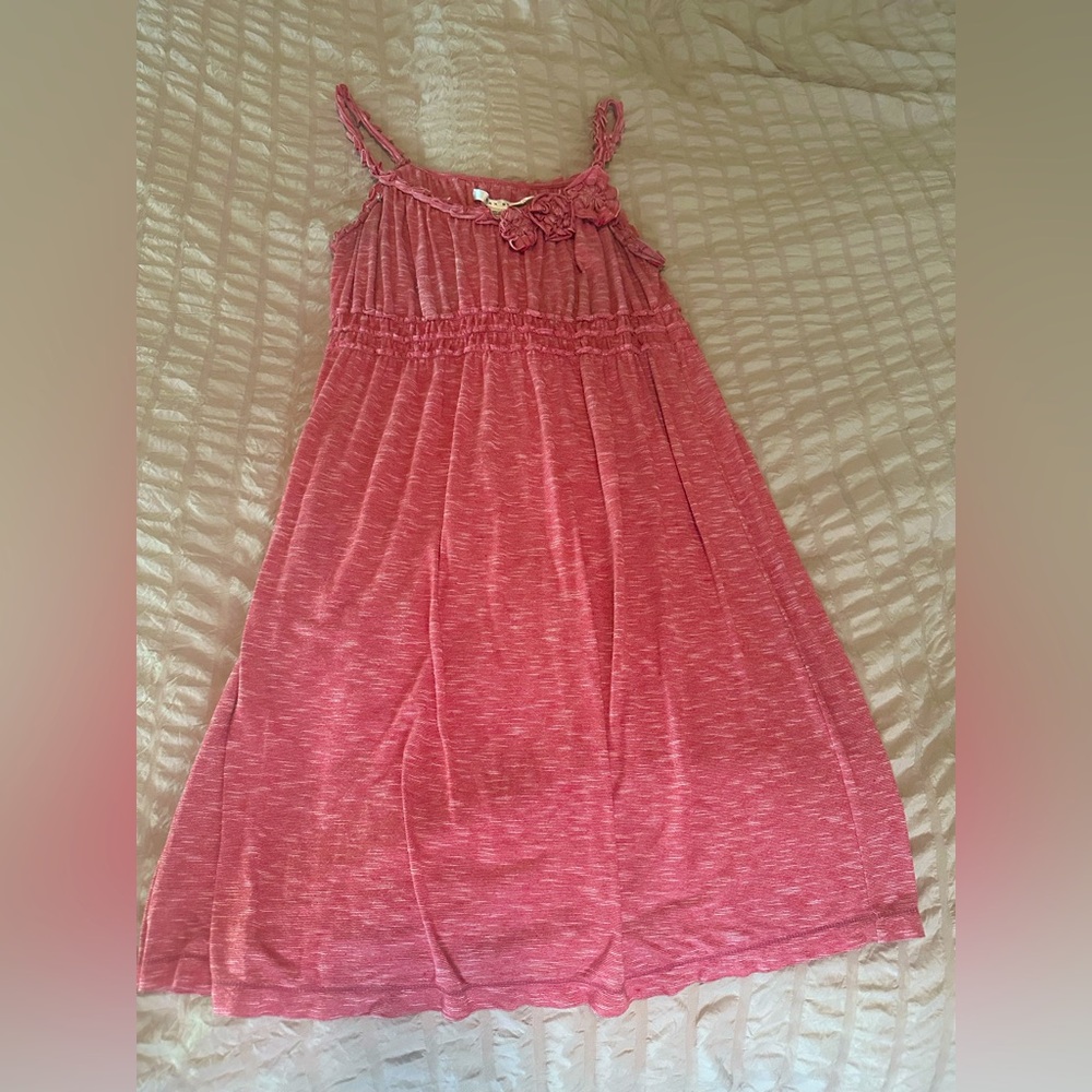 Max Studio - Knit - Red and White (Textured Print) Sundress